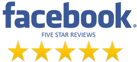 Fb 5 star sm Facebook reviews
