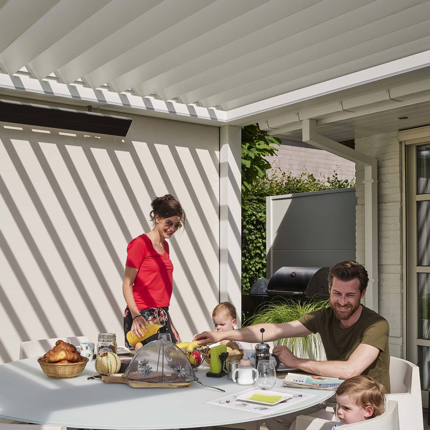 Winsol with family Winsol UAE